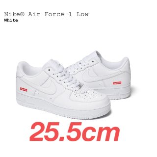 シュプリーム(Supreme)のSupreme × Nike Air Force 1 Low  White(スニーカー)