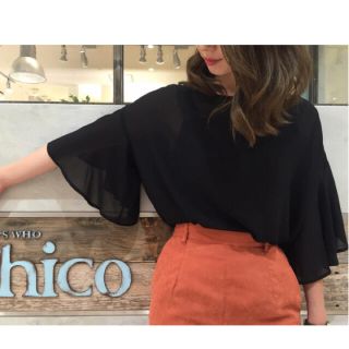 フーズフーチコ(who's who Chico)の新品❁﻿フーズフーチコ リボンブラウス(シャツ/ブラウス(長袖/七分))