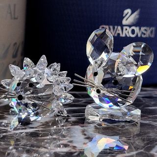 SWAROVSKI - スワロフスキー『レプリカネズミ』『レプリカハリネズミ