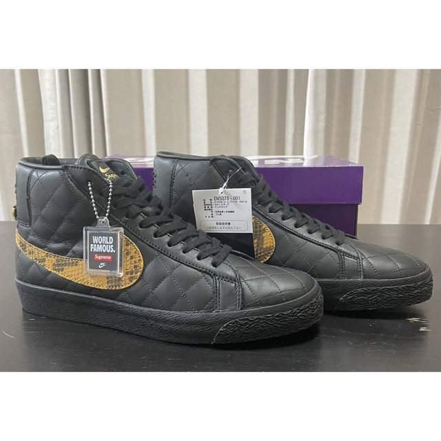 Supreme × Nike SB Blazer Mid Black