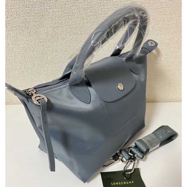 LONGCHAMP(ロンシャン)の【新品】LONGCHAMP プリアージュ・ネオ S 3way MIST BLUE レディースのバッグ(トートバッグ)の商品写真