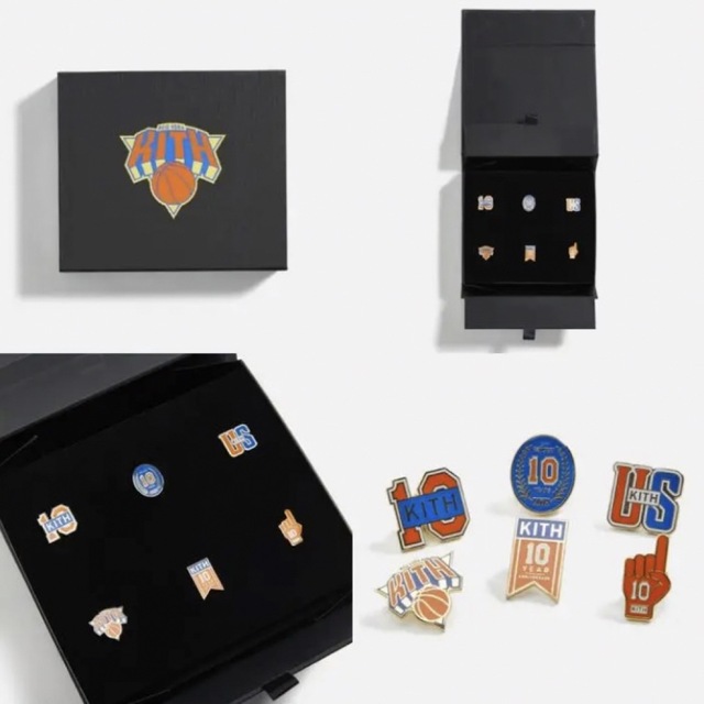 kith 10周年New York  Knicks  ピンバッジ