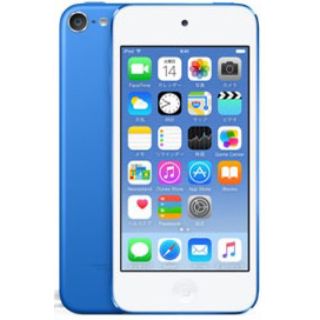 アイポッドタッチ(iPod touch)のipod touch 第6世代　ブルー　32GB(ポータブルプレーヤー)