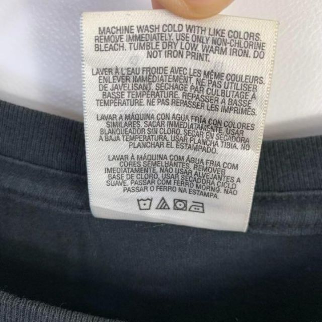adidas(アディダス)のD559 アディダス　ビッグプリント　バックプリント　L 黒　半袖　Tシャツ メンズのトップス(Tシャツ/カットソー(半袖/袖なし))の商品写真