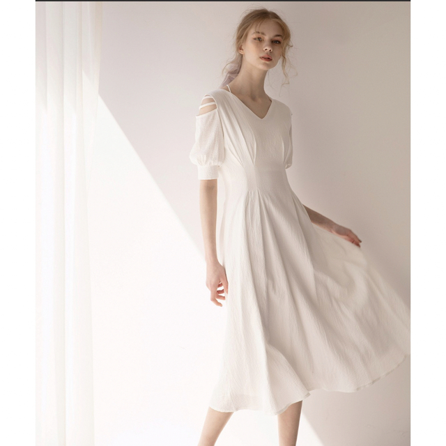 MIELI INVARIANT  Bumpy Tuck Dress