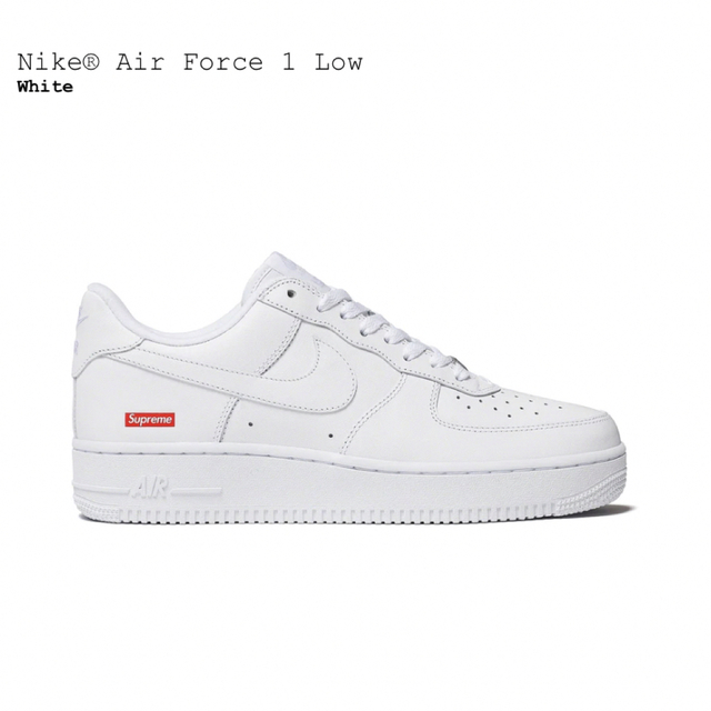 Supreme(シュプリーム)のsupreme Nike Air Force 1 Low US10 WHITE メンズの靴/シューズ(スニーカー)の商品写真