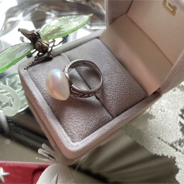 ヴィンテージ  真珠リング✨ レディースのアクセサリー(リング(指輪))の商品写真