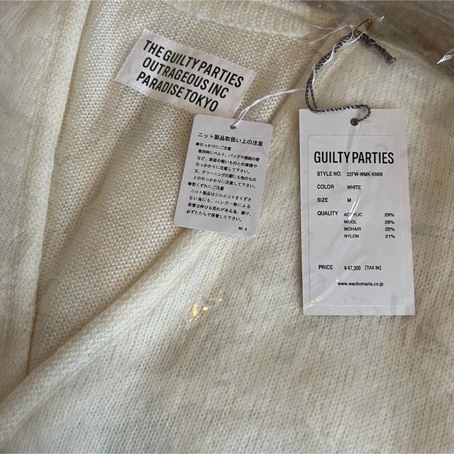 WACKO MARIA - 新品未開封 22FW WACKO MARIA MOHAIR CARDIGAN 白の通販