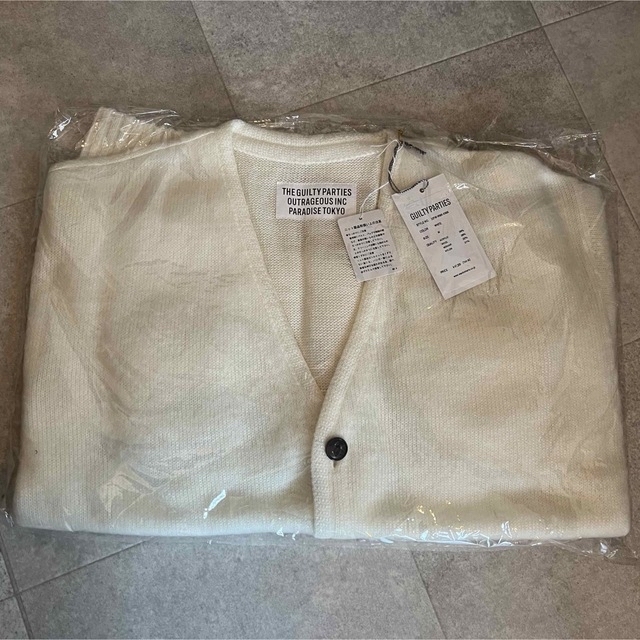 WACKO MARIA - 新品未開封 22FW WACKO MARIA MOHAIR CARDIGAN 白の通販