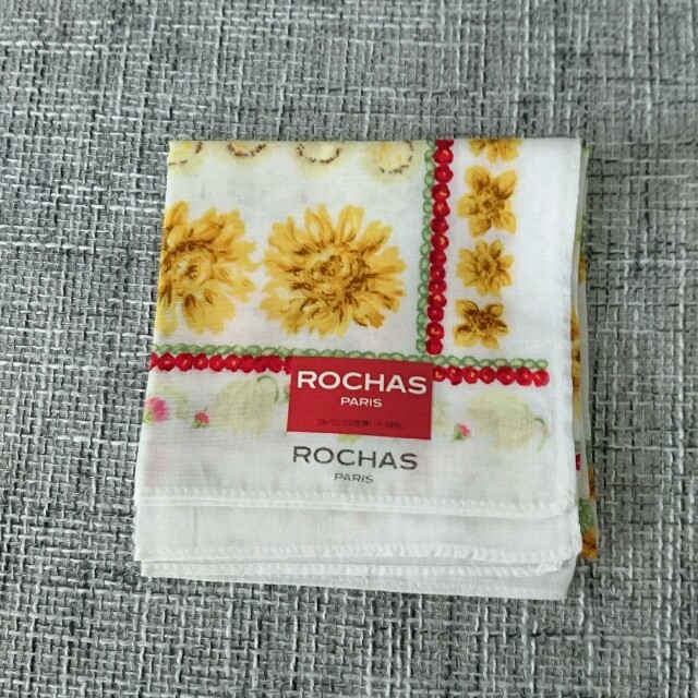ROCHAS(ロシャス)のロシャスハンカチ新品 ROCHAS レディースのファッション小物(ハンカチ)の商品写真