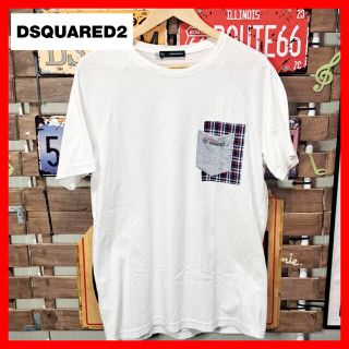 ディースクエアード(DSQUARED2)の【激レア】ディースクエアード　胸ポケット　半袖Tシャツ　Lサイズ(Tシャツ/カットソー(半袖/袖なし))