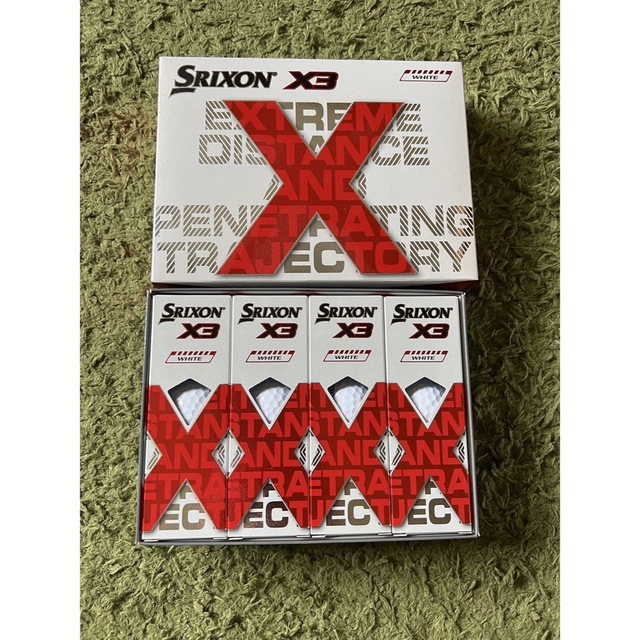 Srixon(スリクソン)のSRIXON X3 ゴルフボール チケットのスポーツ(ゴルフ)の商品写真
