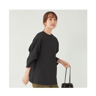 ユナイテッドアローズグリーンレーベルリラクシング(UNITED ARROWS green label relaxing)のフクレ ジャカード ロング ブラウス(シャツ/ブラウス(長袖/七分))