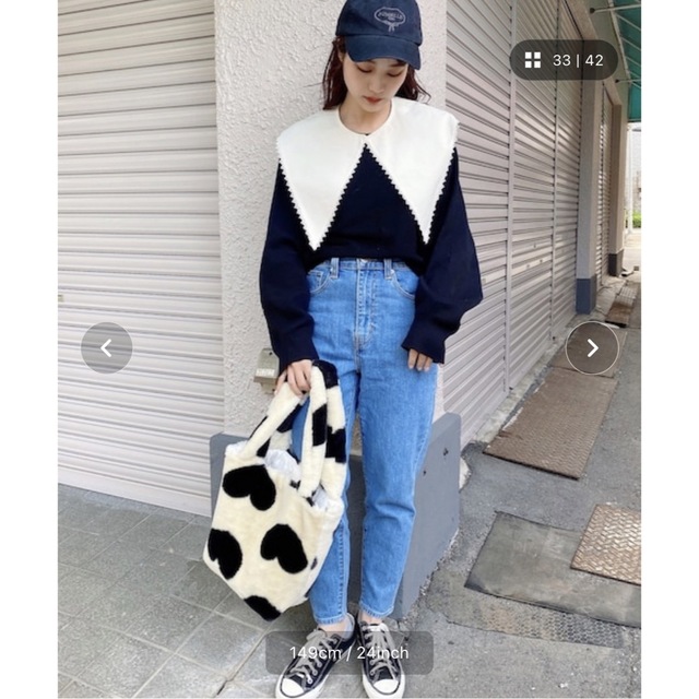 新品未使用 Levi’s/リーバイス ハイウエスト テーパード デニム