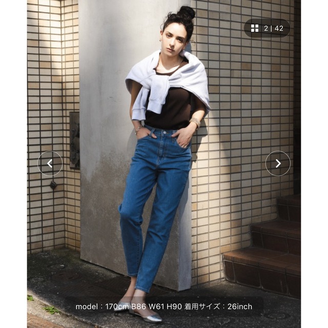 新品未使用 Levi’s/リーバイス ハイウエスト テーパード デニム