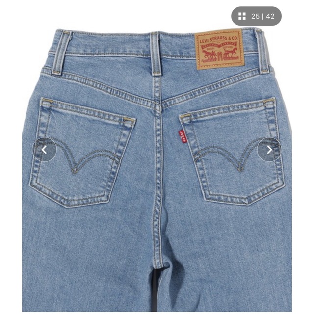 新品未使用 Levi’s/リーバイス ハイウエスト テーパード デニム