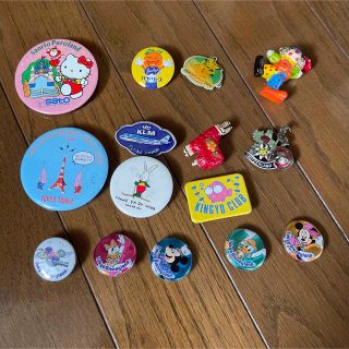 ディズニー等缶バッジ　バッジ　15点セット(バッジ/ピンバッジ)