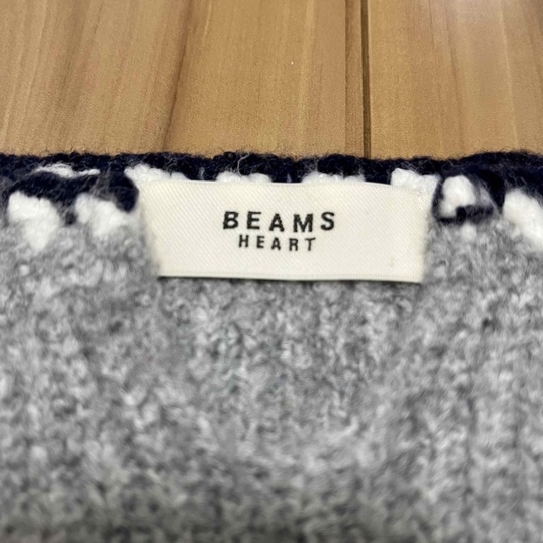 BEAMS(ビームス)のbeams グレーニット　鍵あみ レディースのトップス(ニット/セーター)の商品写真