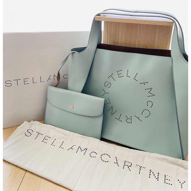 Stella McCartney - ほぼ未使用【Stella McCartney】保存袋付　ステラロゴ トートバッグ
