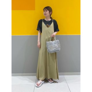 ユナイテッドアローズグリーンレーベルリラクシング(UNITED ARROWS green label relaxing)の矢野未希子さん着用ナロー キャミ ワンピース(ロングワンピース/マキシワンピース)