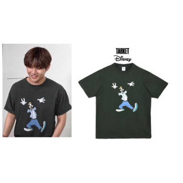 防弾少年団(BTS)(ボウダンショウネンダン)の【BTS V着用】Tarket Disney T-shirt テテ テヒョン エンタメ/ホビーのタレントグッズ(アイドルグッズ)の商品写真