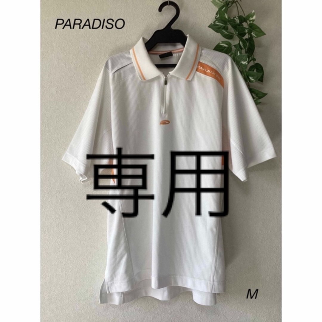 Paradiso(パラディーゾ)の⭐︎美品⭐︎PARADISO GOLF シャツ sizeM スポーツ/アウトドアのゴルフ(ウエア)の商品写真