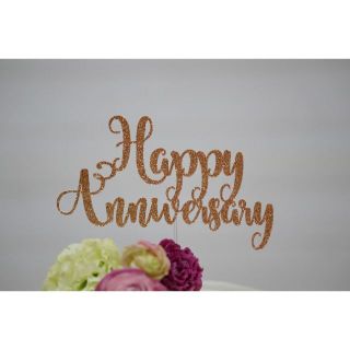 Happy Anniversary  アニバーサリー　ケーキトッパー(その他)