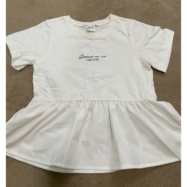 上下セットガールズ140cm キッズ/ベビー/マタニティのキッズ服女の子用(90cm~)(Tシャツ/カットソー)の商品写真