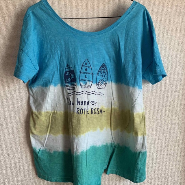 rote rosa tシャツ レディースのトップス(Tシャツ(半袖/袖なし))の商品写真