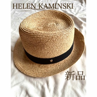 ヘレンカミンスキー(HELEN KAMINSKI)の新品タグ付き☆HELEN KAMINSKI 麦わら帽子　AVARA(帽子)