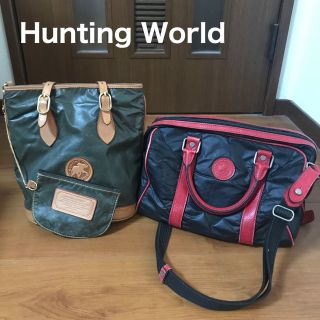 ハンティングワールド(HUNTING WORLD)のジャンク品 Hunting World ハンティングワールド バック セット(ショルダーバッグ)