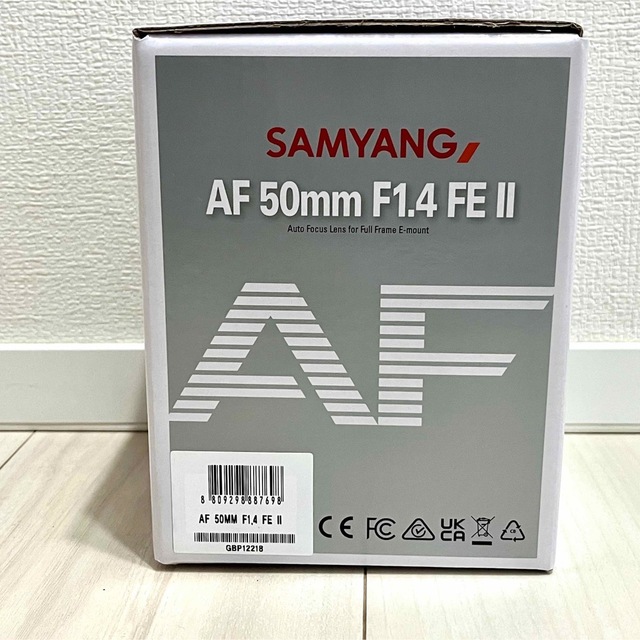 新品未使用　SAMYANG AF 50mm F1.4 FE II スマホ/家電/カメラのカメラ(レンズ(単焦点))の商品写真