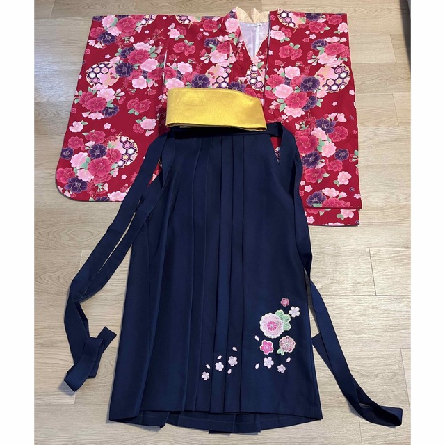 arisana(アリサナ)のアリサナ　袴　160  キッズ/ベビー/マタニティのキッズ服女の子用(90cm~)(和服/着物)の商品写真