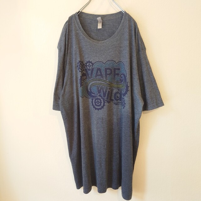 VAPE WILD Tシャツ グレー　染み込みプリント メンズのトップス(Tシャツ/カットソー(半袖/袖なし))の商品写真