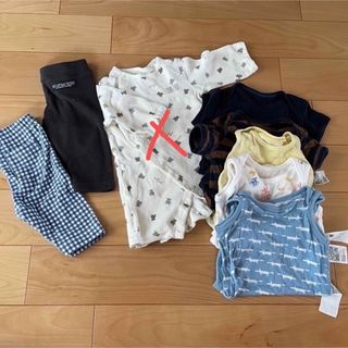 ユニクロ(UNIQLO)のベビー　セット(肌着/下着)