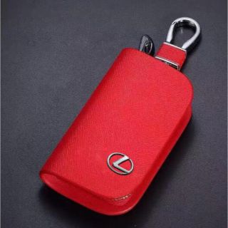 レクサス　赤　高品質　スマートキーケース キーホルダー メンズ レディース(キーケース)