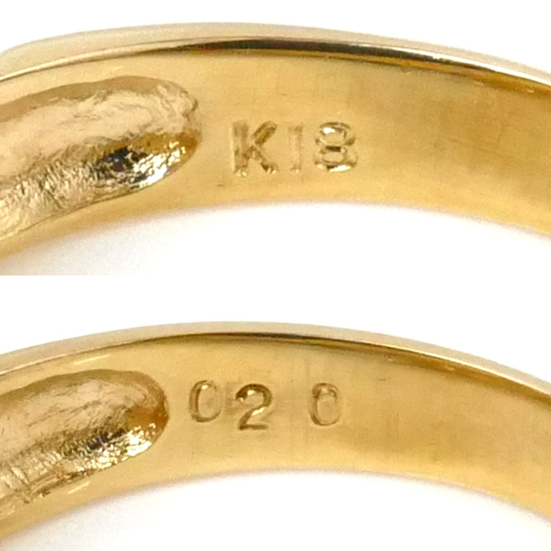 KYG イエローゴールド リング・指輪 ダイヤモンド0.ct 号 3.8g