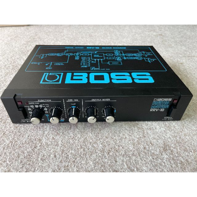 BOSS RRV-10 デジタルリバーブ【美品・動作確認済】ACアダプタ無 BOSS RRV-10 デジタルリバーブ【美品・動作確認済】ACアダプタ無