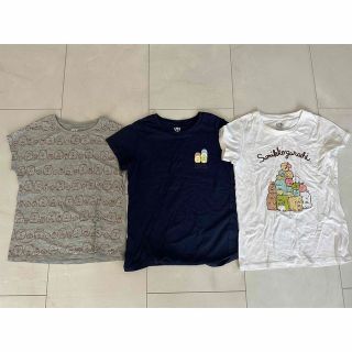 ユニクロ(UNIQLO)のすみっコぐらし　Tシャツ 3枚セット(Tシャツ/カットソー)