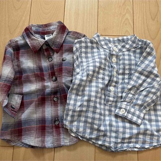 ベビー服　シャツ2枚セット(シャツ/カットソー)