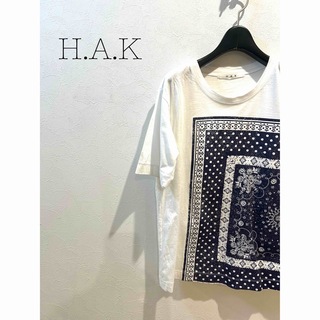 ハク(H.A.K)のH.A.K☆ドット バンダナプリントTシャツ(Tシャツ(半袖/袖なし))