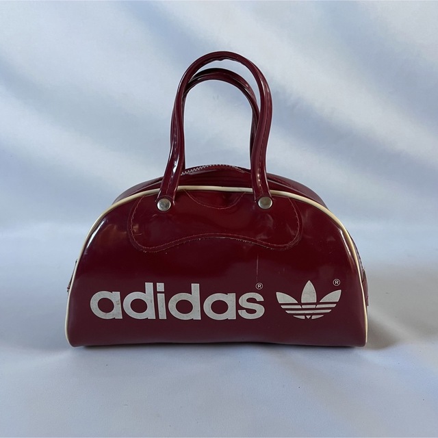 adidas(アディダス)の【80s adidas】ハンドバッグ　トレフォイル　大文字YKK vintage レディースのバッグ(ハンドバッグ)の商品写真