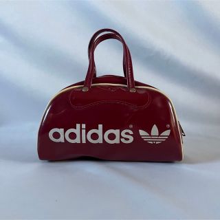 アディダス(adidas)の【80s adidas】ハンドバッグ　トレフォイル　大文字YKK vintage(ハンドバッグ)