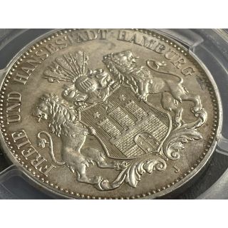 ドイツ・ハンブルク3マルク銀貨1914年の通販 by Spicyoctopus's shop