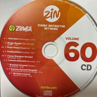 ズンバ(Zumba)のズンバ　ZIN60  CD(クラブ/ダンス)