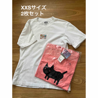ユニクロ(UNIQLO)の米津玄師　UT XXS サイズ　ねこちゃん　2枚セット(Tシャツ(半袖/袖なし))