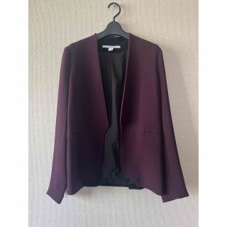 ダイアンフォンファステンバーグ(DIANE von FURSTENBERG)の【超美品】DIANE von FURSTENBERG→ジャケット(ノーカラージャケット)