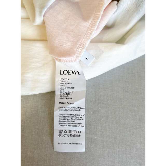 LOEWE(ロエベ)のLOEWE×paula’s ibiza　 バックロゴプリントTシャツ メンズのトップス(Tシャツ/カットソー(半袖/袖なし))の商品写真