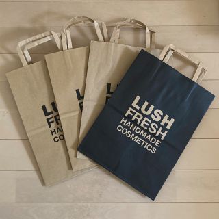 ラッシュ(LUSH)の【匿名配送】LUSH ショップ袋 4枚(その他)