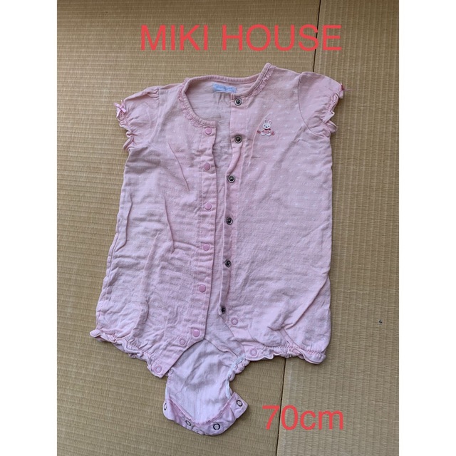 mikihouse(ミキハウス)の☆MIKI HOUSE☆ ロンパース　70cm キッズ/ベビー/マタニティのベビー服(~85cm)(ロンパース)の商品写真